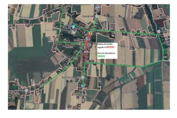 Percorso alternativo per automezzi superiori a 3,5 t